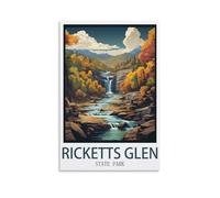 Jigsaw Puzzles for Adults 1000 Ricketts Glen State Park 1000 Piece Jigsaw Puzzle For Adults - Challenging Puzzle Perfect for Game Nights 50x70CM