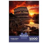 Jigsaw Puzzles for Adults 1000 Roman Colosseum Sunset-1 Jigsaw for Adults Relaxing Games Pattern Assembly Gifts for Friends And Family 70x50cm/1000pcs