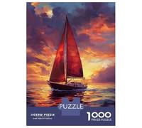 Jigsaw Puzzles for Adults 1000 Sailing Into Sunset Puzzle for Adults Relaxing Games But Fun And Humorous Challenging To Complete 52x38cm/1000pcs