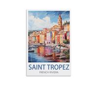 Jigsaw Puzzles for Adults 1000 Saint Tropez French Rivieras 1000 Piece Puzzle Challenging Game for The Whole for Women,Gifts for Men 50x70cm