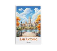 Jigsaw Puzzles for Adults 1000,San Antonio Texass 1000 Piece Puzzle Challenging Game for The Whole for Women,Gifts for Men 52x38cm