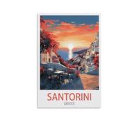 Jigsaw Puzzles for Adults 1000，Santorini Greece Puzzles for Adults, Challenging Puzzles, Puzzle Game for The Whole for Women,Gifts for Men, 52x38cm