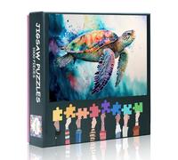 Jigsaw Puzzles for Adults 1000 Sea Turtle - Ocean Animals 1000 Piece Puzzle for Adults Educational Games Home Decoration Challenging Jigsaw Puzzles Gift Size 19.7x27.5 inches