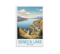 Jigsaw Puzzles for Adults 1000，Seneca Lake New Yorks 1000 Piece Impossible Puzzle for Adults Educational Games 52x38cm