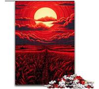 Jigsaw Puzzles for Adults 1000 Showing The Sun Setting Jigsaw Puzzles for Adults size 50x75cm Brain Challenge Game for Teenagers & Family Interaction