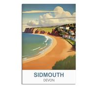 Jigsaw Puzzles for Adults 1000，Sidmouth Devon Paper Jigsaw Puzzle 1000 Pieces Adult Toys Decompression Game 52x38cm