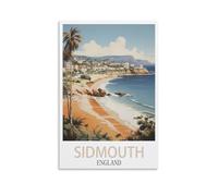 Jigsaw Puzzles for Adults 1000，Sidmouth England Posters Paper Jigsaw Puzzle 1000 Pieces Adult Toys Decompression Game 52x38cm