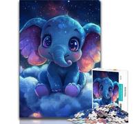 Jigsaw Puzzles for Adults 1000 Sleeping Elephant Adult Jigsaw,learning Educational Is Ideal As A Gift for The Whole Family 26x38cm