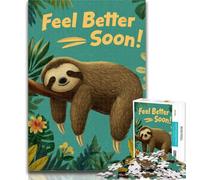 Jigsaw Puzzles for Adults 1000 Sloths Adult Jigsaw,for Educational Game Challenge Toy Birthday Present, Gifts, Wall Art 26x38cm