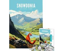 Jigsaw Puzzles for Adults 1000 Snowdonia National Park Impossible Game Toys Educational Games Gifts For Birthdays Family Activities (Size 75x50cm)