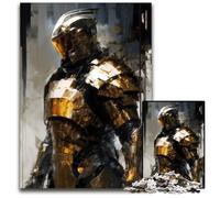 Jigsaw Puzzles for Adults 1000 Space Soldier Puzzles for Adults Educational Activity for Cognitive Skills Cognitive Skill Improvement 1000 PCS(38x26cm)