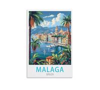 Jigsaw Puzzles for Adults 1000 Spain Malaga Jigsaw Puzzles for Challenging Family Activity Games DIY Puzzle for Home Decor 50x70cm