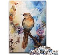 Jigsaw Puzzles for Adults 1000 Sparrow on The Tree Educational Games Home Decoration Educational Game for Birthday, Chrismas 50x75cm