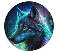 Jigsaw Puzzles for Adults 1000 Spirit Wolf Cardboard Jigsaw Puzzles for Birthdays, Christmas, Halloween, Thanksgiving, Easter (67.5x67.5cm)