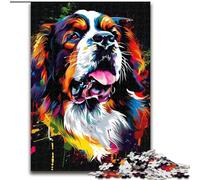 Jigsaw Puzzles for Adults 1000 St Bernard Dog Art Jigsaw Brain Teaser Game for Teenagers, for Family Game Night (size : 26x38cm)