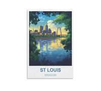 Jigsaw Puzzles for Adults 1000 St Louis Missouri 1000 Piece Impossible Puzzle for Adults Educational Games 26x38cm