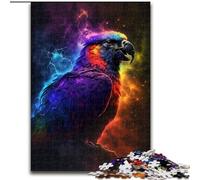 Jigsaw Puzzles for Adults 1000 Star Parrot Made of Wood, for Teenagers Age Group 14+, Home Decor 50x75cm DIY Art Decor
