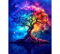 Jigsaw Puzzles for Adults 1000 Starry Sky Tree of Life, Puzzle Games, Impossible Puzzle, Puzzles for Adults 1000 Pieces for Wall Decoration and Gifts, 29.5 x 19.7 inch