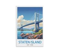 Jigsaw Puzzles for Adults 1000 Staten Island New York JigsawPuzzle 1000 Pieces for Adults Challenging Puzzle Games 26x38cm