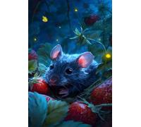 Jigsaw Puzzles for Adults 1000, Strawberry Hamster Puzzles for Adults, Challenging Puzzle Games, Difficult Puzzle 1000 Pieces