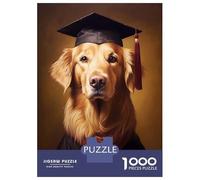 Jigsaw Puzzles for Adults 1000 Student Golden Retriever Puzzles for Adults DIY Toys Pattern Assembly Gifts for Friends And Family 38x26cm/1000pcs