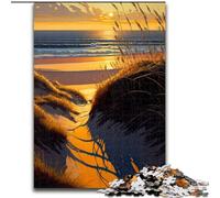 Jigsaw Puzzles for Adults 1000 Sunset At The Beach Jigsaw Puzzles Made of Wood,Birthday Gift Idea, Challenging Brain Teaser Game 1000pcs(50x75cm)