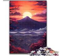 Jigsaw Puzzles for Adults 1000 Sunset over The City with Trees Puzzle Made of Wood,Challenging Brain Teaser for Teenagers, Family Game Night Fun 1000pcs(50x75cm)