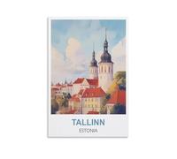 Jigsaw Puzzles for Adults 1000，Tallinn Estonia PostersPuzzles for adults, stimulating puzzles, puzzle game for the whole family for women 70x50CM