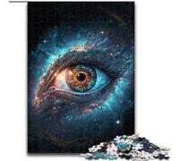 Jigsaw Puzzles for Adults 1000 The Art of The Eye Made of Wood, Making It A Great Gift for Family Fun 50x75cm Challenging Brain Teaser - Relaxing Toy for Teenagers