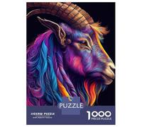 Jigsaw Puzzles for Adults 1000 The Careful Capricorn Puzzles for Adults DIY Toys Pattern Assembly Gifts for Friends And Family 70x50cm/1000pcs