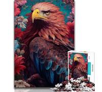 Jigsaw Puzzles for Adults 1000 The Eagle And The Garden 1000 Pieces for Teenagers,Stress Reliever Difficult Challenge Home Decoration Toys (size 75x50cm)