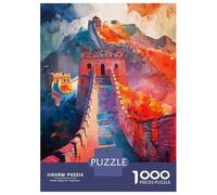 Jigsaw Puzzles for Adults 1000 The Great Wall of China Adult Jigsaw Puzzle Toy Wall Decor Difficult Challenge Educational Challenge 70x50cm/1000pcs