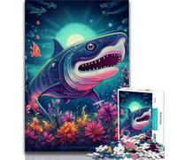 Jigsaw Puzzles for Adults 1000 The Jaws Teenager Puzzles,Challenging Game for Is Ideal As A Gift for The Whole Family 38x26cm