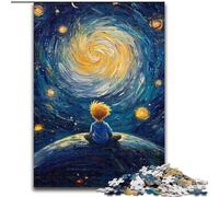 Jigsaw Puzzles for Adults 1000 The Little Prince of The Night Sky, Stress Reliever Difficult Challenge Secret Santa Gifts for Age 14 Years Up (Size 50x75cm)