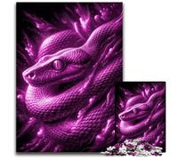 Jigsaw Puzzles for Adults 1000 The Purple SnakeWooden Jigsaw Puzzles for Adults Interactive Family Game Brain Challenge Educational Toy 1000 PCS(75x50cm)