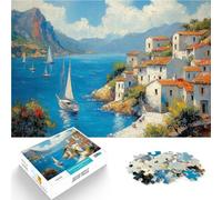 jigsaw puzzles for adults 1000 The Sun of Greek Made of cardboard，for age 14+ Parent-child interaction learning educational Gift。size：38x52cm/14.96x20.47inch