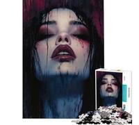 Jigsaw Puzzles for Adults 1000 The Vampire Lady Fun at Home Activities, Home Art Decor Practical Game for And from 14 Years And over (50x75cm)
