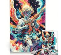 Jigsaw Puzzles for Adults 1000 The War Angel Toy Wall Decor Home Art Decor with Fully Interlocking Randomly Shaped Pieces 38x52cm