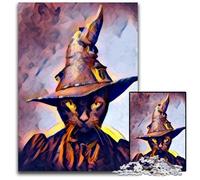 Jigsaw Puzzles for Adults 1000 The Witch Cat Difficult Puzzles for Adults for MotherS Day Birthdays Christmas 1000 PCS(38x26cm)