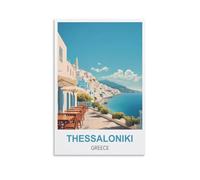 Jigsaw Puzzles for Adults 1000，Thessaloniki Greece Posters Jigsaw Puzzle 1000 Pieces for Adult Challenging Puzzle Games Jigsaw Puzzles for Adults 52x38cm