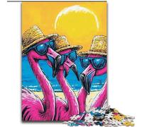 Jigsaw Puzzles for Adults 1000 Three Flamingos, Family Entertainment Toys Is Ideal As Gifts for The Whole Family for 14+ (Size50x75cm)
