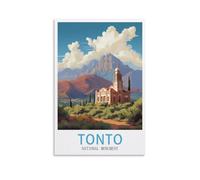 Jigsaw Puzzles for Adults 1000，Tonto National Monument Jigsaw Puzzles for Adults Educational Game Challenge Toy 1000 Pieces Puzzle for Adult Kids 38x26cm