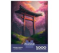 Jigsaw Puzzles for Adults 1000 Torii Gate In The Forest Puzzle for Adults Relaxing Games But Fun And Humorous Challenging To Complete 52x38cm/1000pcs