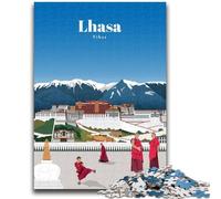 Jigsaw Puzzles for Adults 1000 Travel to Tibet Educational Family Game Deal As Gifts for The Whole Family for And Age 14 Years Up (size 50x75cm)