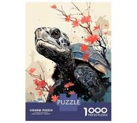 Jigsaw Puzzles for Adults 1000 Turtle Animal Japan Vibes Puzzles for Adults DIY Toys Pattern Assembly Gifts for Friends And Family 38x26cm/1000pcs