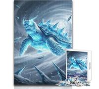 Jigsaw Puzzles for Adults 1000 Turtle Fantasy Creature Artwork Ideal for Quiet Relaxing Moments Clean Uniform Cut Leisure Toy Size 38x52cm