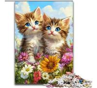 Jigsaw Puzzles for Adults 1000 Two Cats, Family Entertainment Toys Is Ideal As Gifts for The Whole Family for 14+ (Size50x75cm)