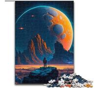 Jigsaw Puzzles for Adults 1000 Universe Planet 1000 Piece Jigsaw Puzzle Family Activity Game for Teenager, DIY Home Decor Brain Teaser Gift size 50x75cm