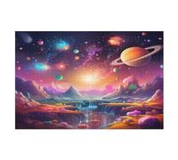 Jigsaw Puzzles for Adults 1000, Universe Planet, Educational Toy Good Puzzle Gift for Kids, Home Decor （75×50cm）