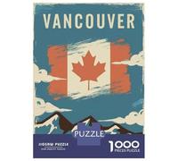 Jigsaw Puzzles for Adults 1000 Vancouver Vintage Adult Jigsaw Puzzle Toy Wall Decor Difficult Challenge Educational Challenge 52x38cm/1000pcs